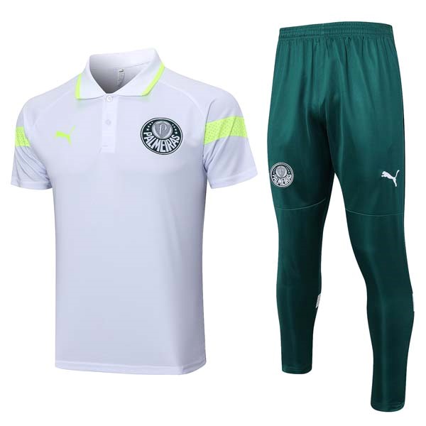 Polo Palmeiras Conjunto Completo 2023-2024 Blanco Verde